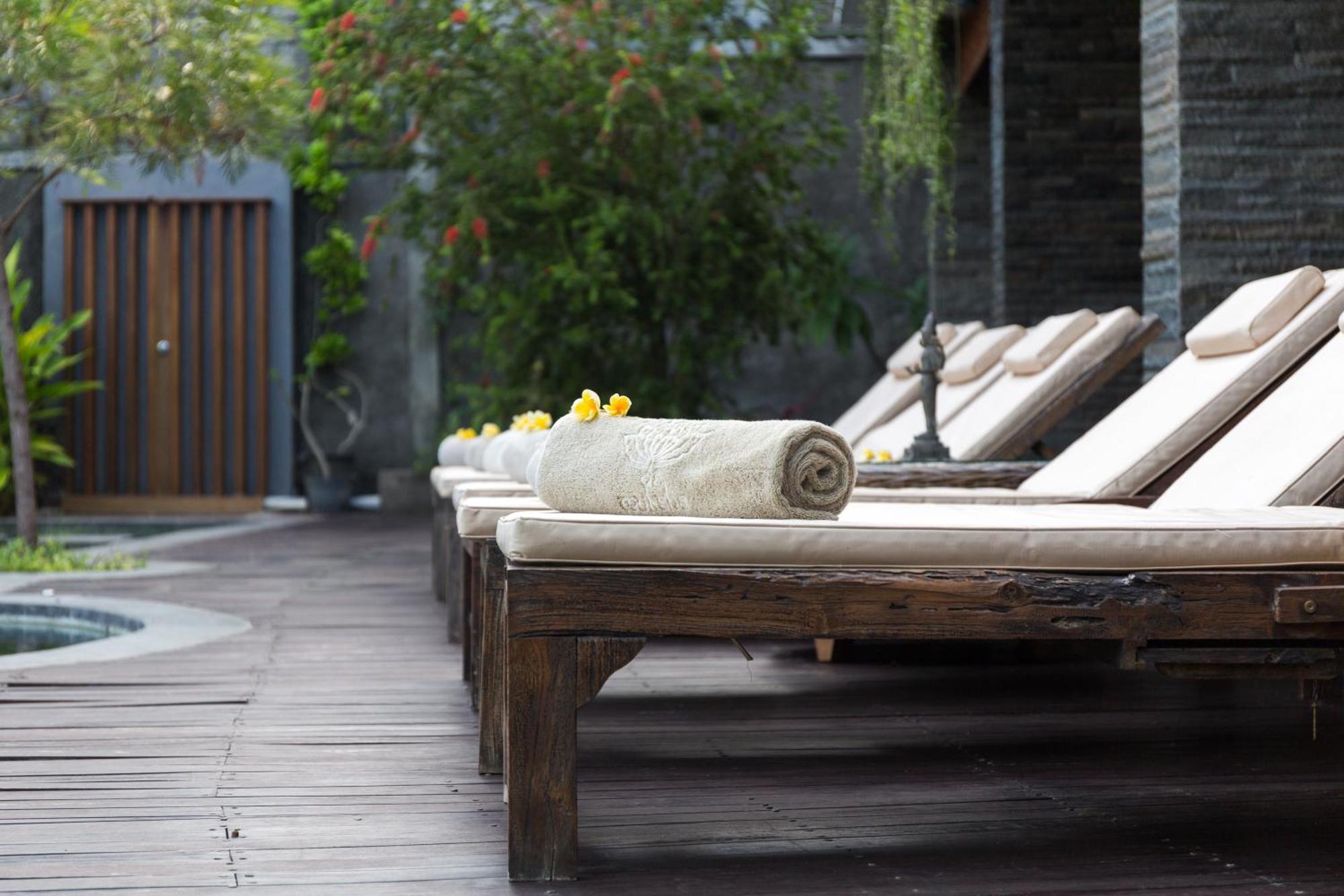 De Moksha Eco Friendly Boutique Resort Tanah Lot Rum bild